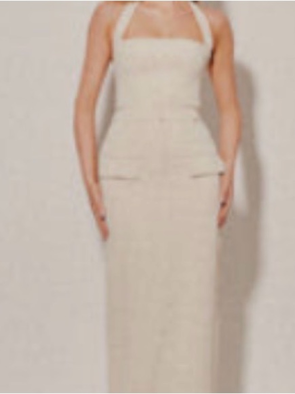 Cream Maxi Skirt